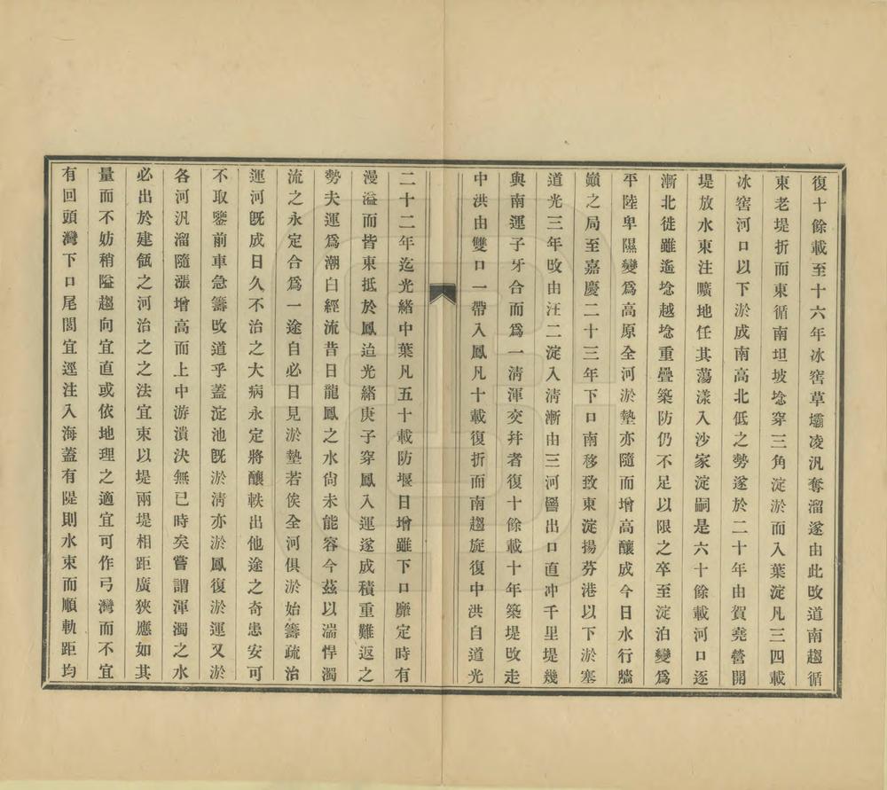 _直隶五大干河汇津达海图说_