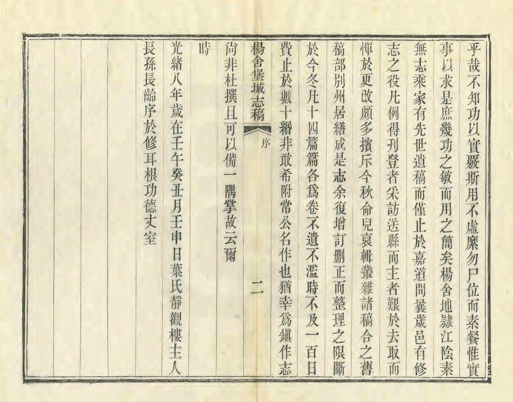 _杨舍堡城志稿_