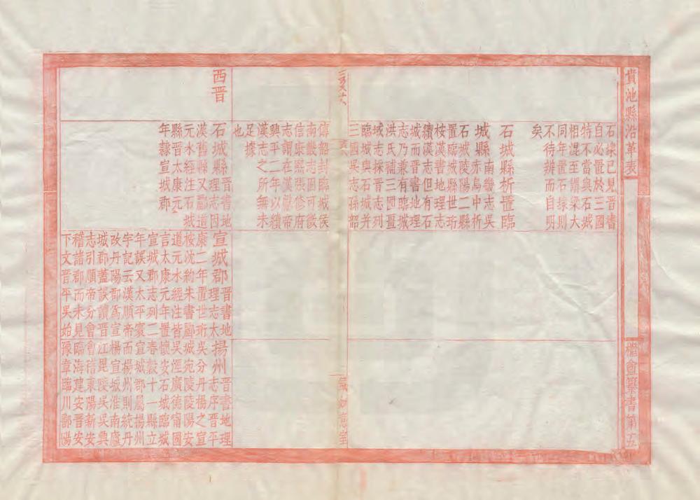 _贵池县沿革表_