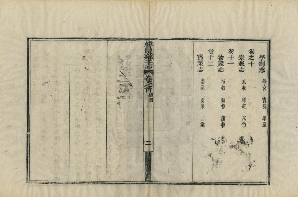 _建昌县乡土志_