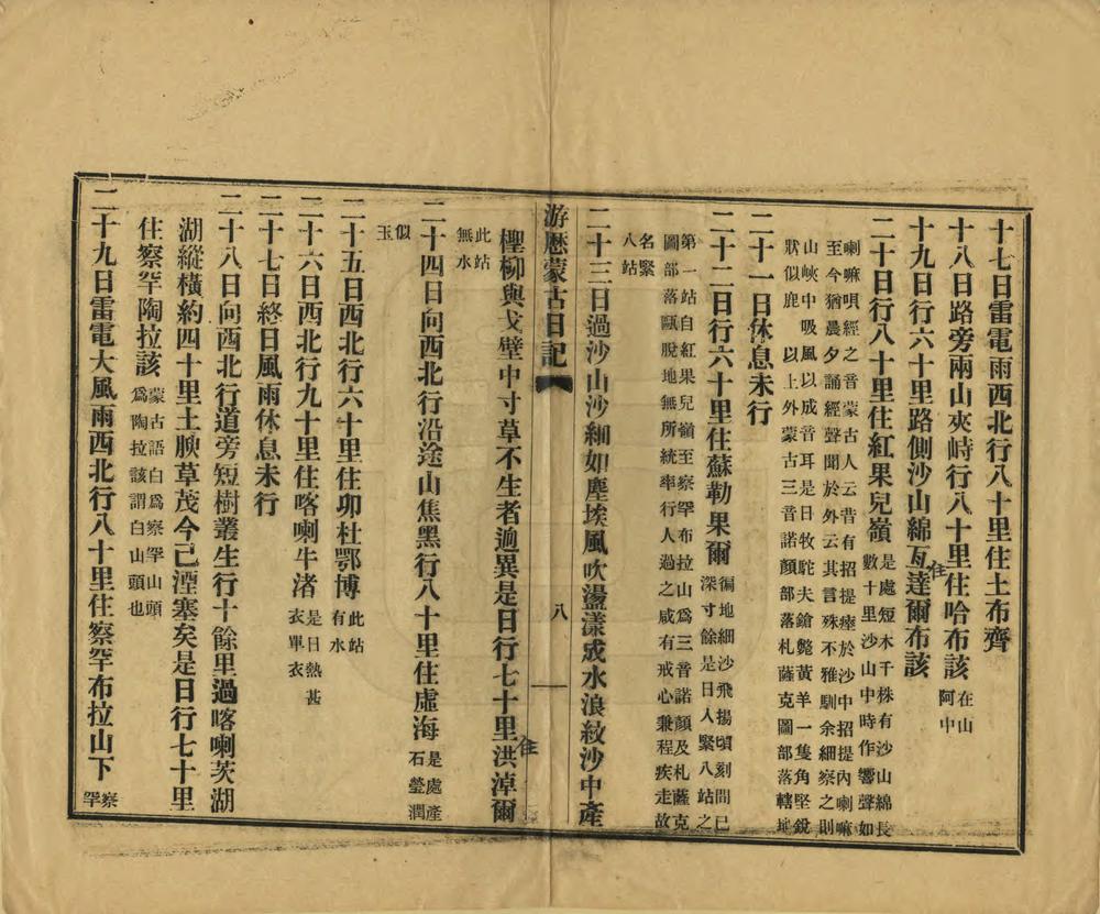 _游历蒙古日记_