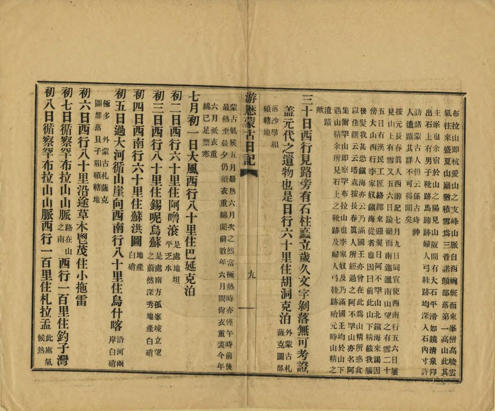 _游历蒙古日记_