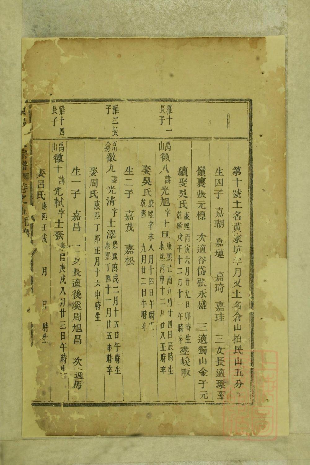 _东阳俞氏宗谱_