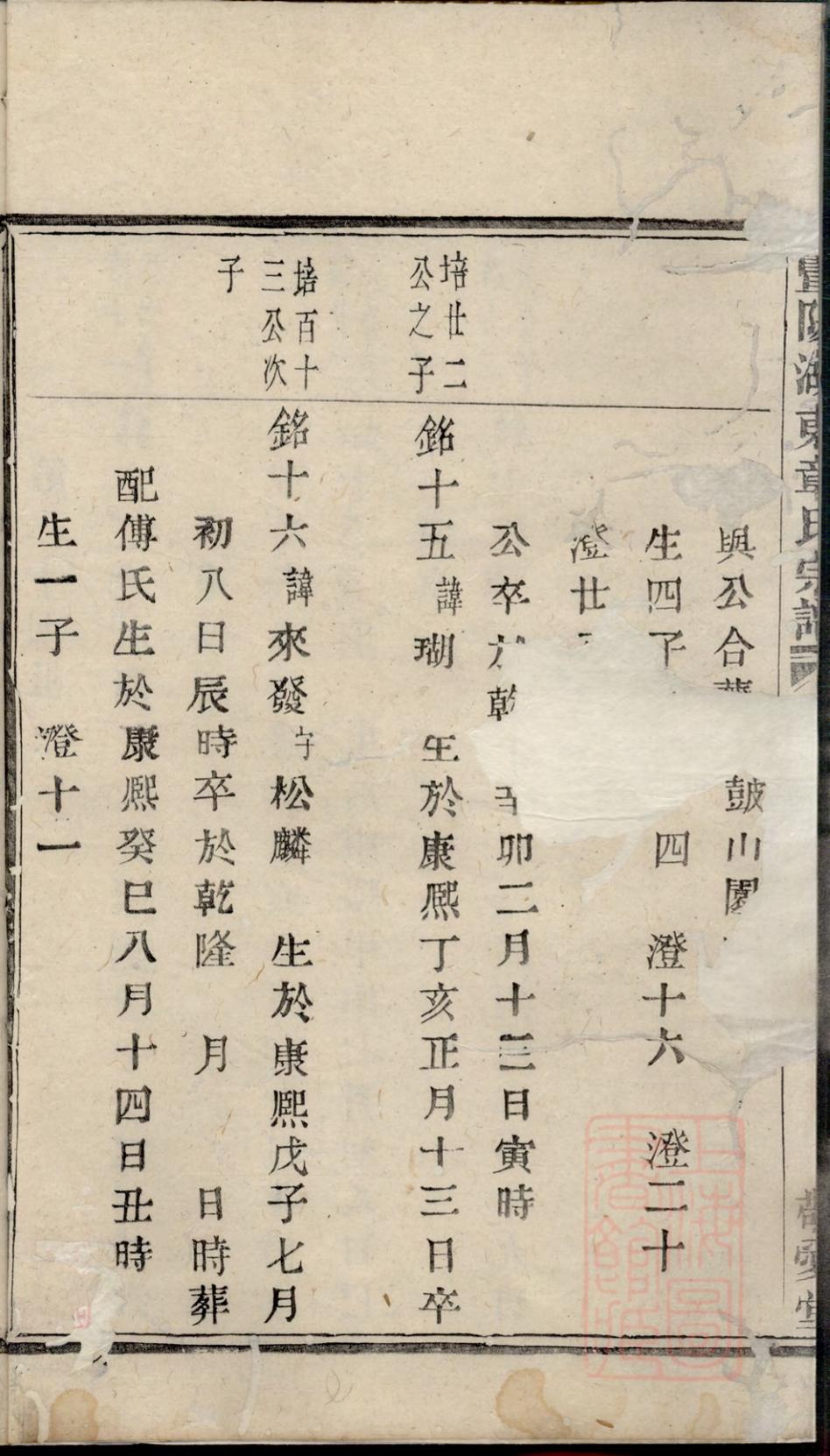 _暨阳湖东章氏宗谱_