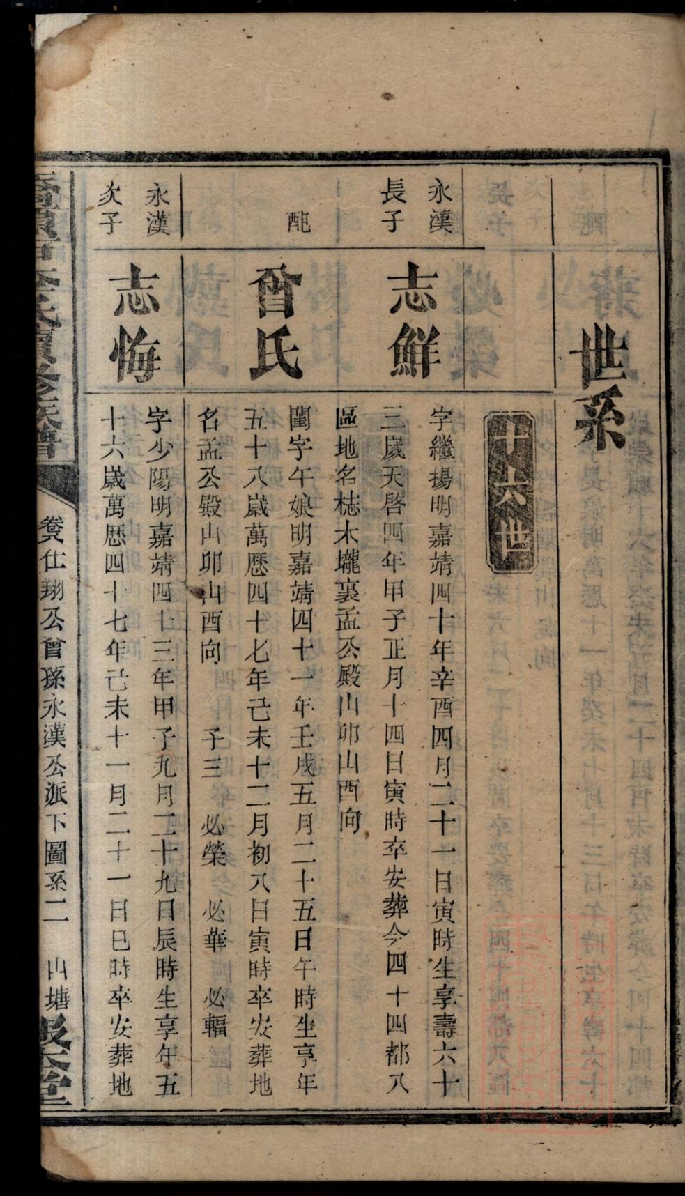 _桥头一甲李氏续修族谱_