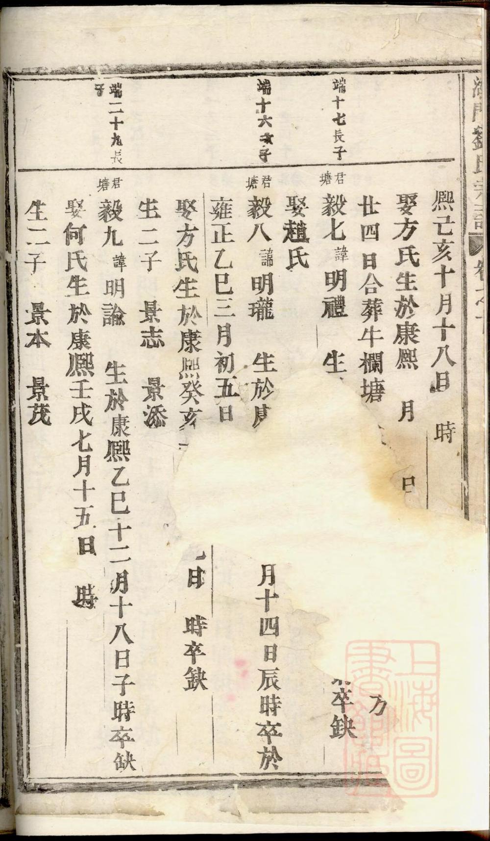 _湖门刘氏宗谱_