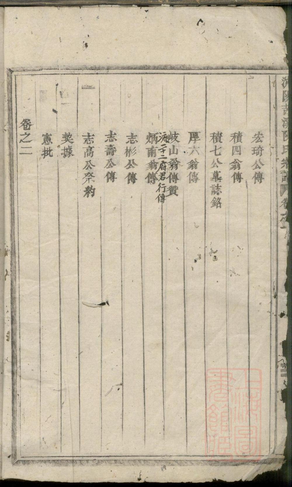 _浦阳茜溪陈氏宗谱_