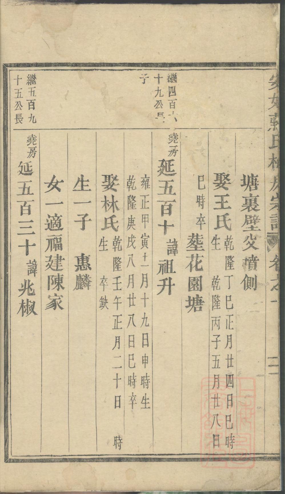 _安如蒋氏梅房宗谱_