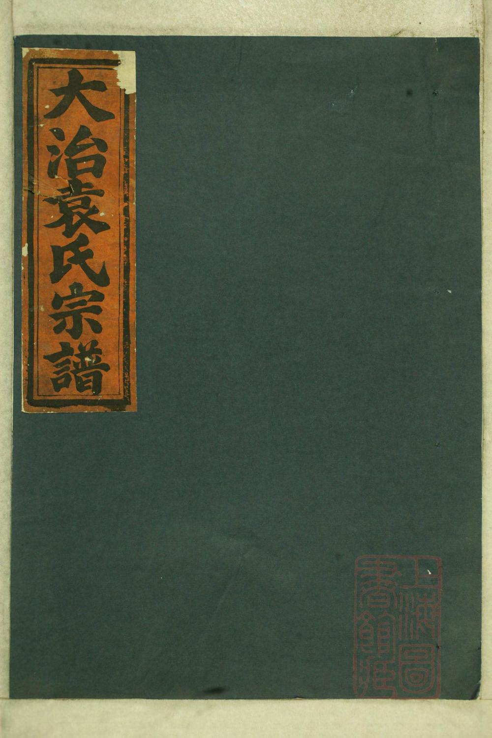 _大治袁氏宗谱_