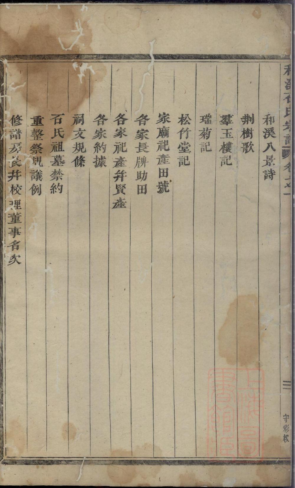 _浦阳和溪石氏宗谱_