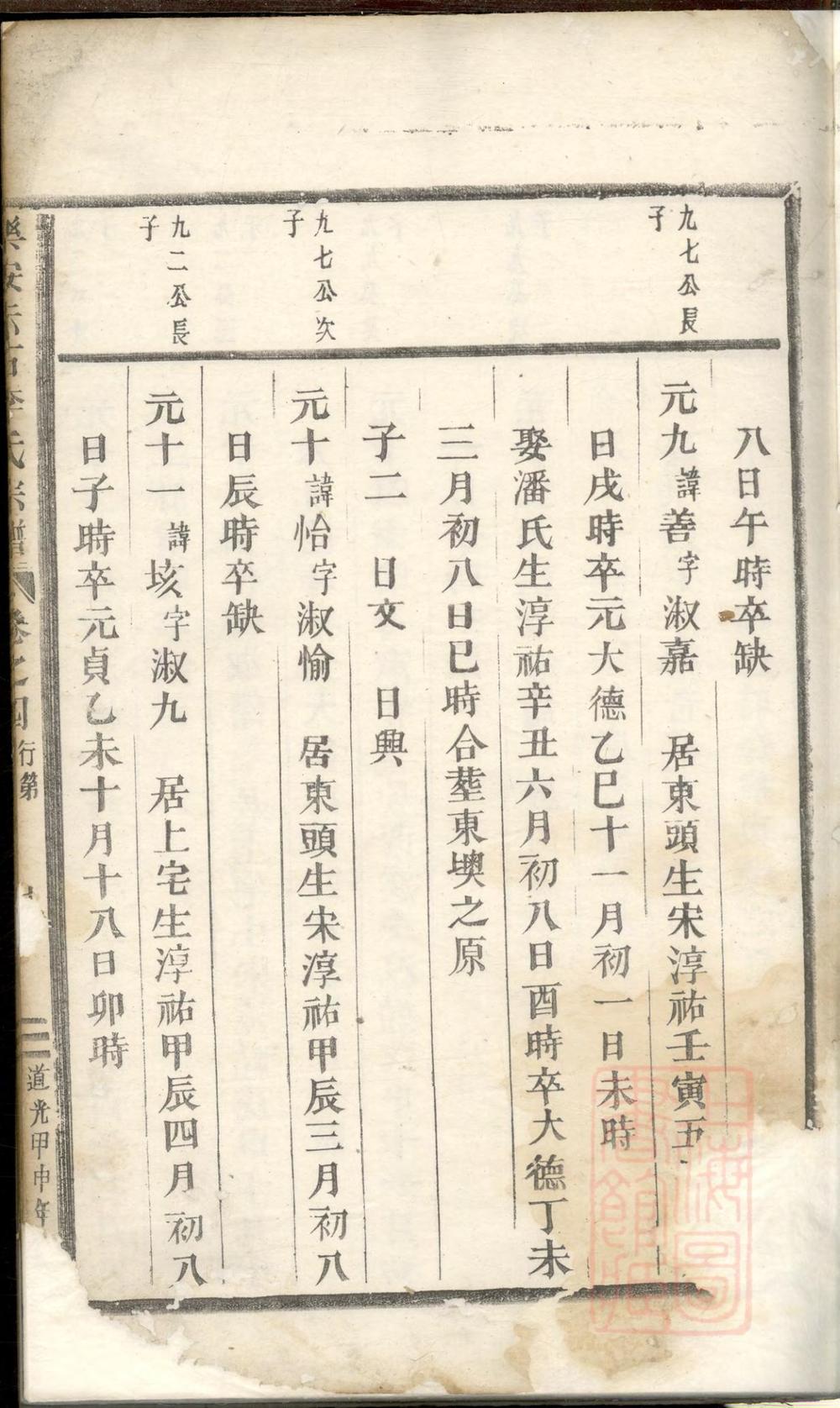 _乐安赤石李氏宗谱_