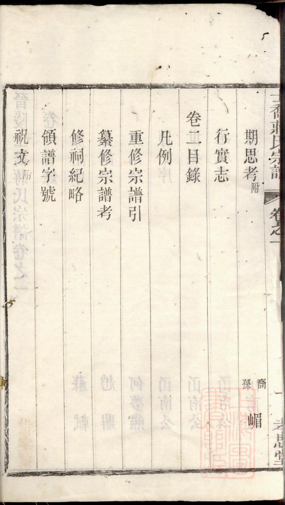 _晋陵士乔蒋氏宗谱_