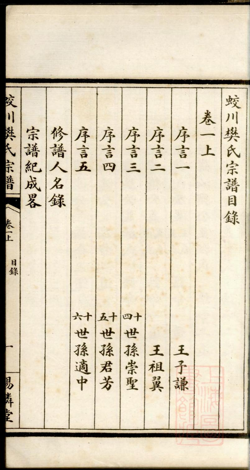 _蛟川樊氏宗谱_