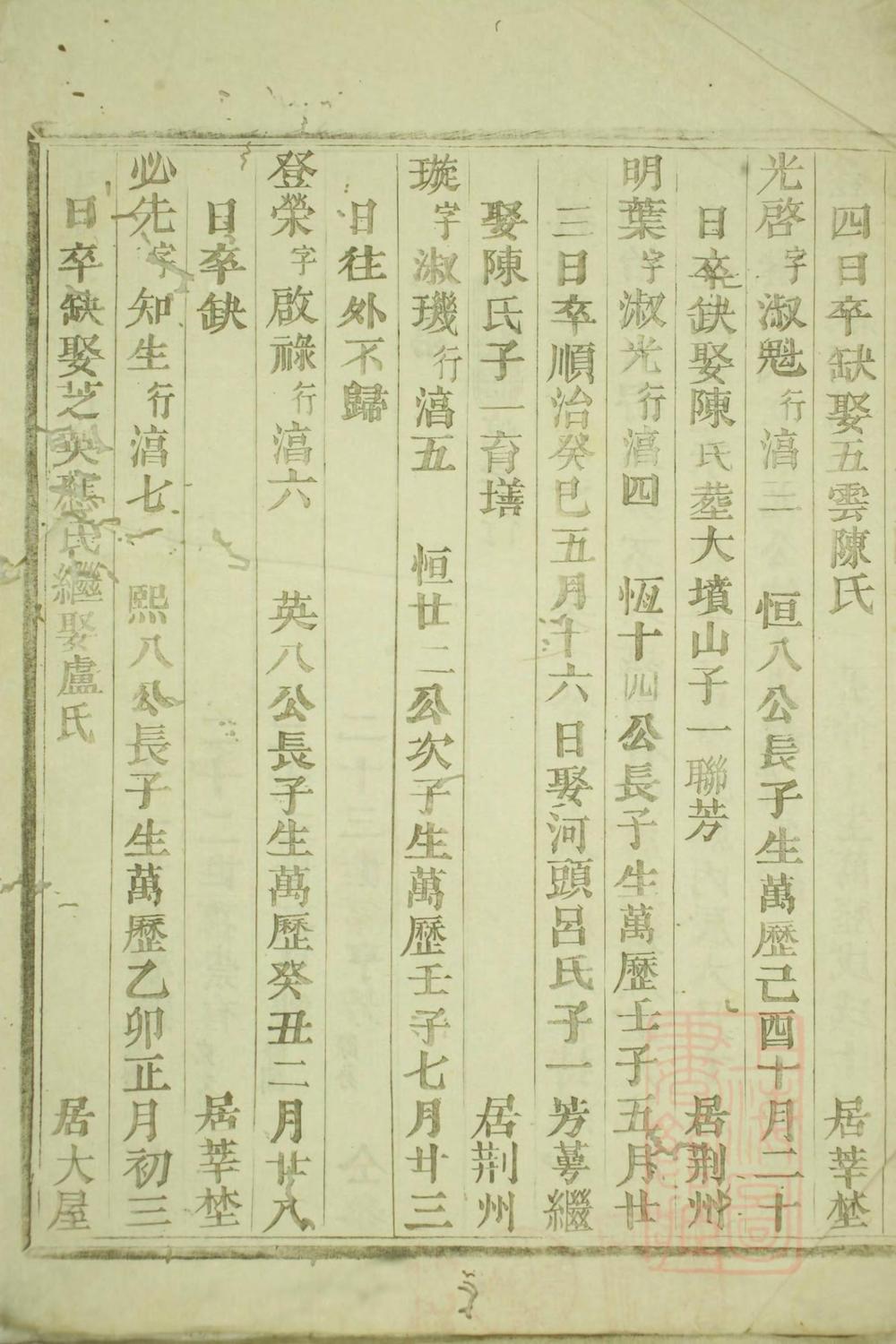 _华溪武平李氏宗谱_