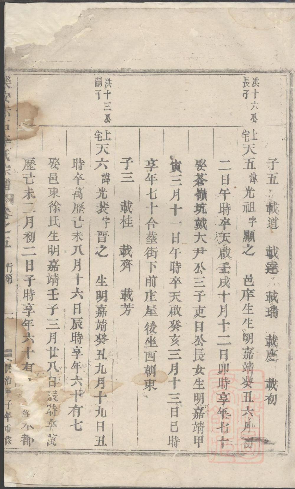 _乐安赤石李氏宗谱_