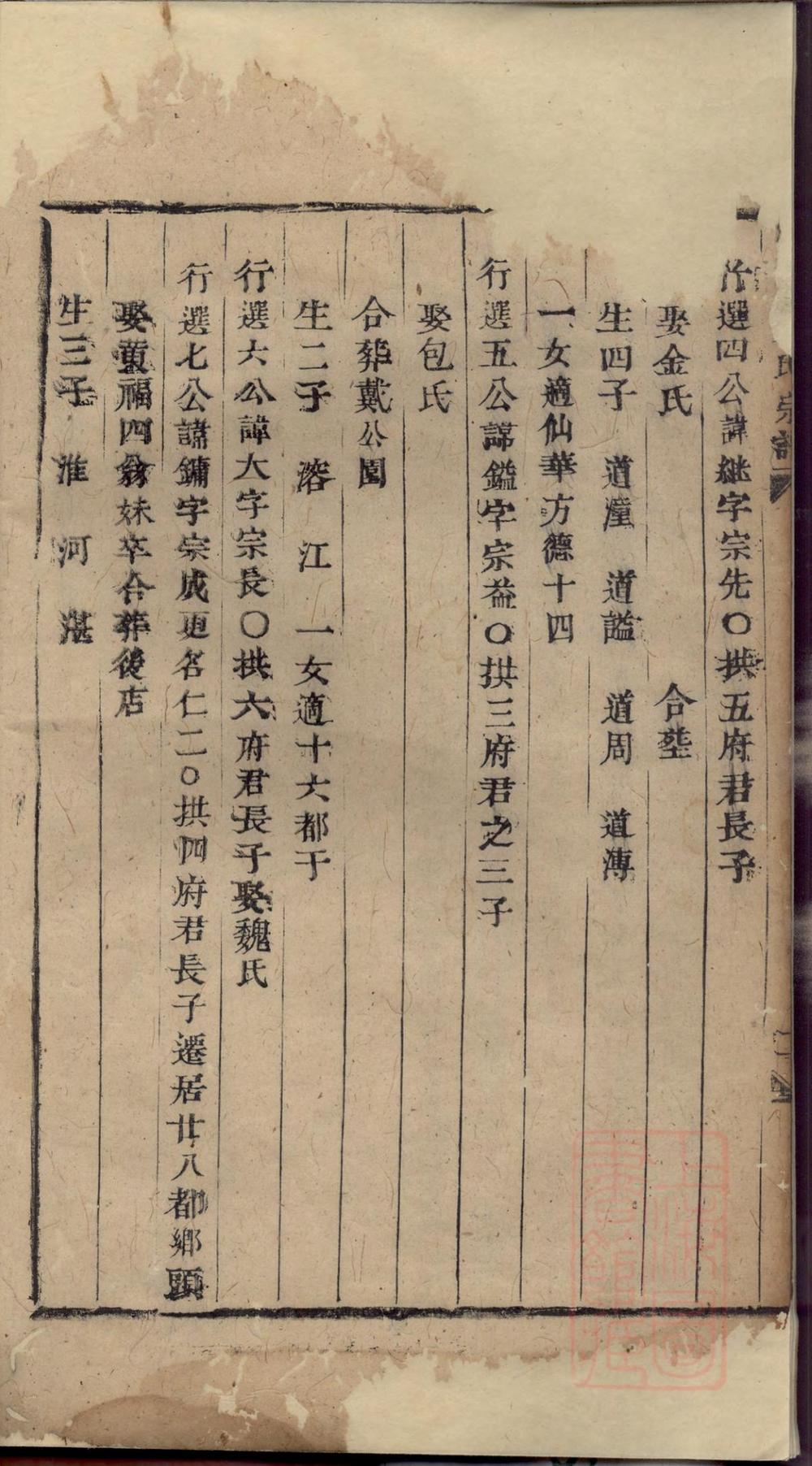 _浦阳谯国市南戴氏宗谱_