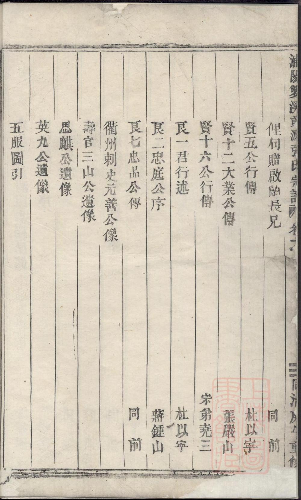 _浦阳双溪黄源张氏宗谱_