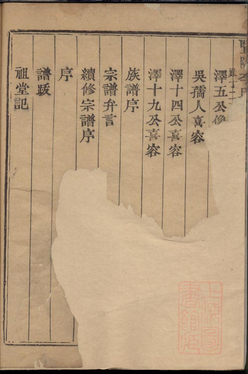 _暨阳李氏宗谱_