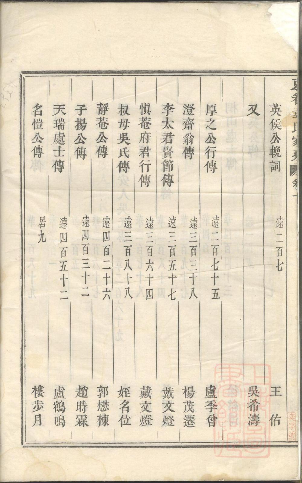 _东眷韦氏家乘_