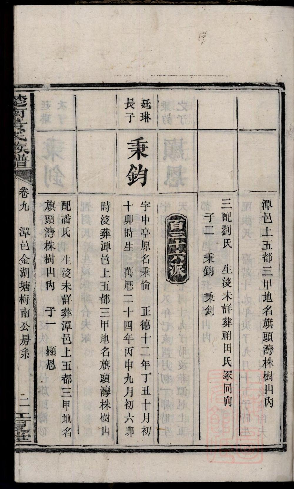 _楚南黄氏族谱_