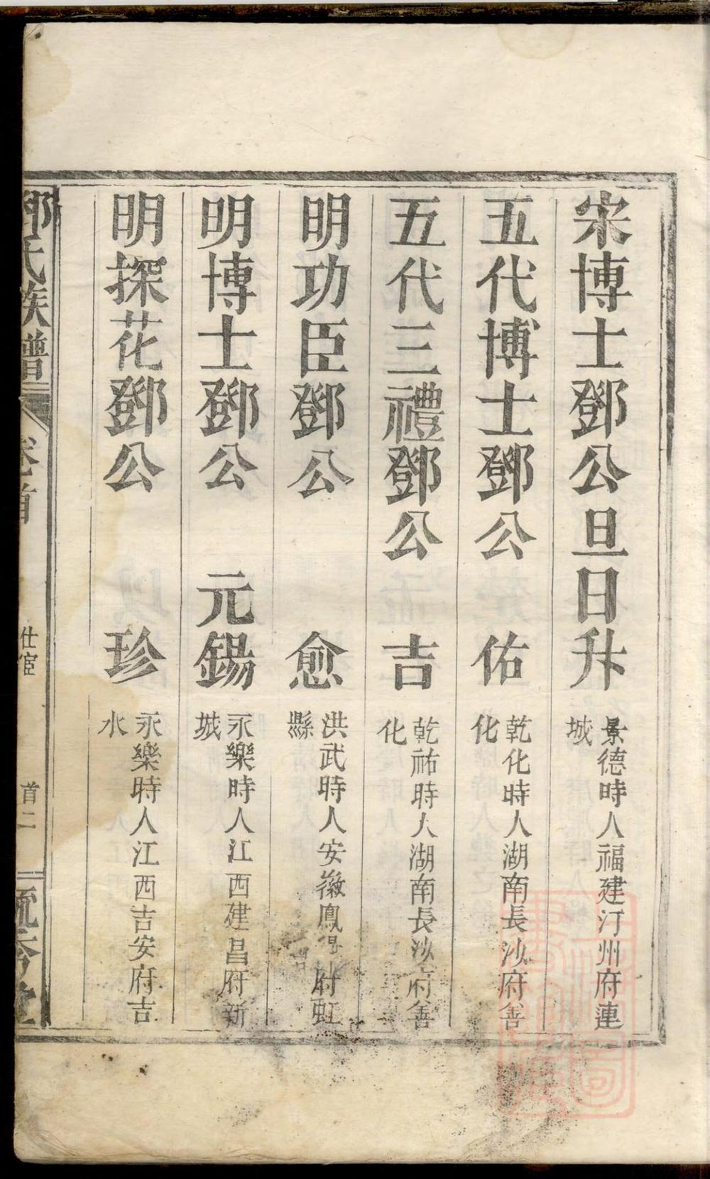 _邓氏重修族谱_