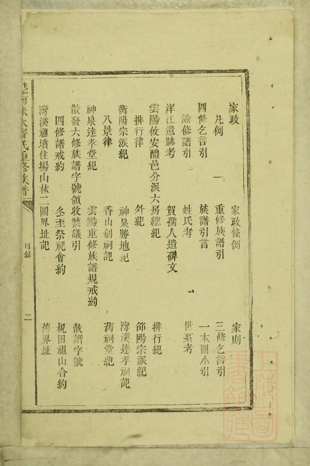 _楚南云阳宁氏六修族谱_