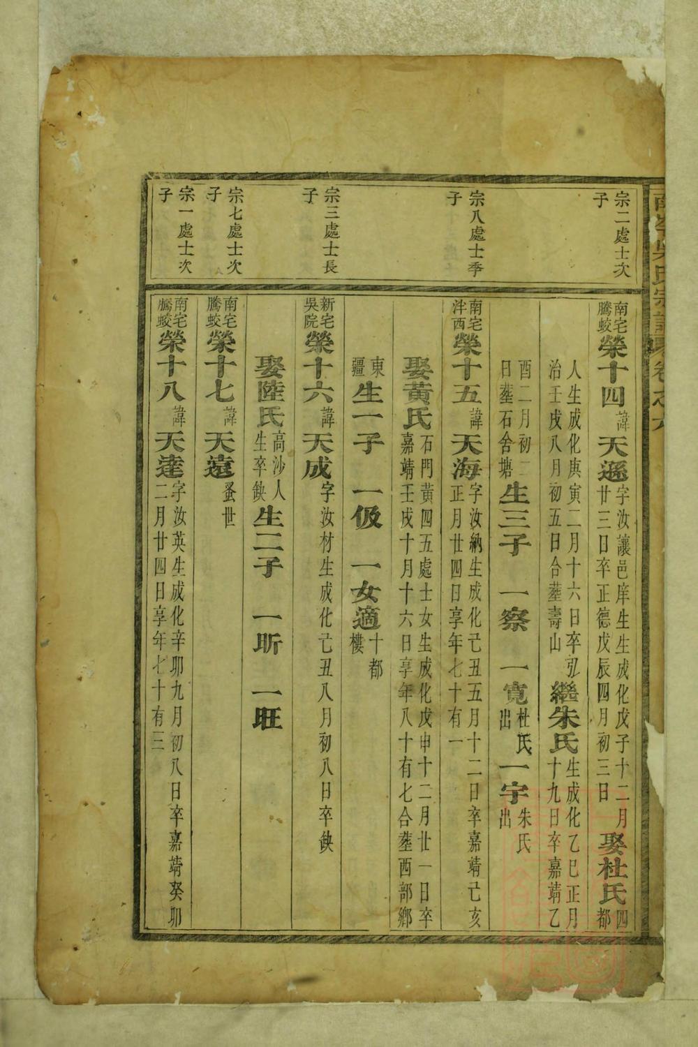 _南岑吴氏宗谱_