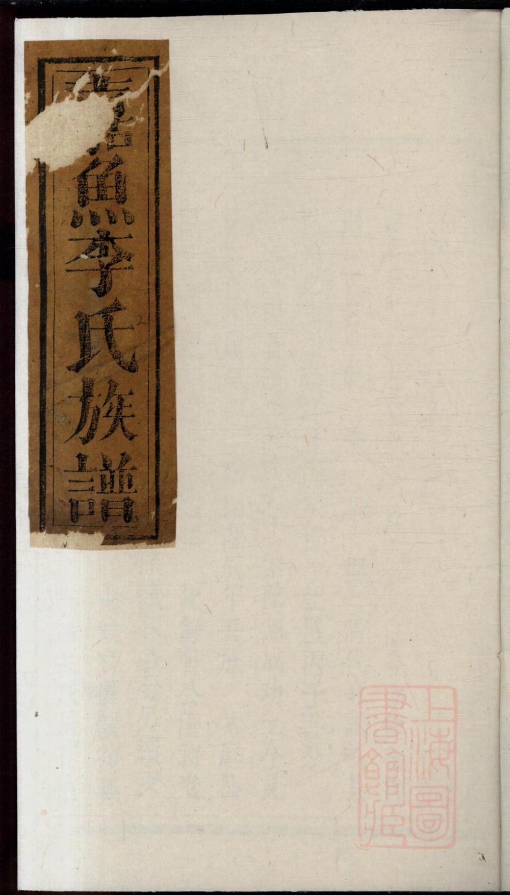 _嘉鱼李氏族谱_