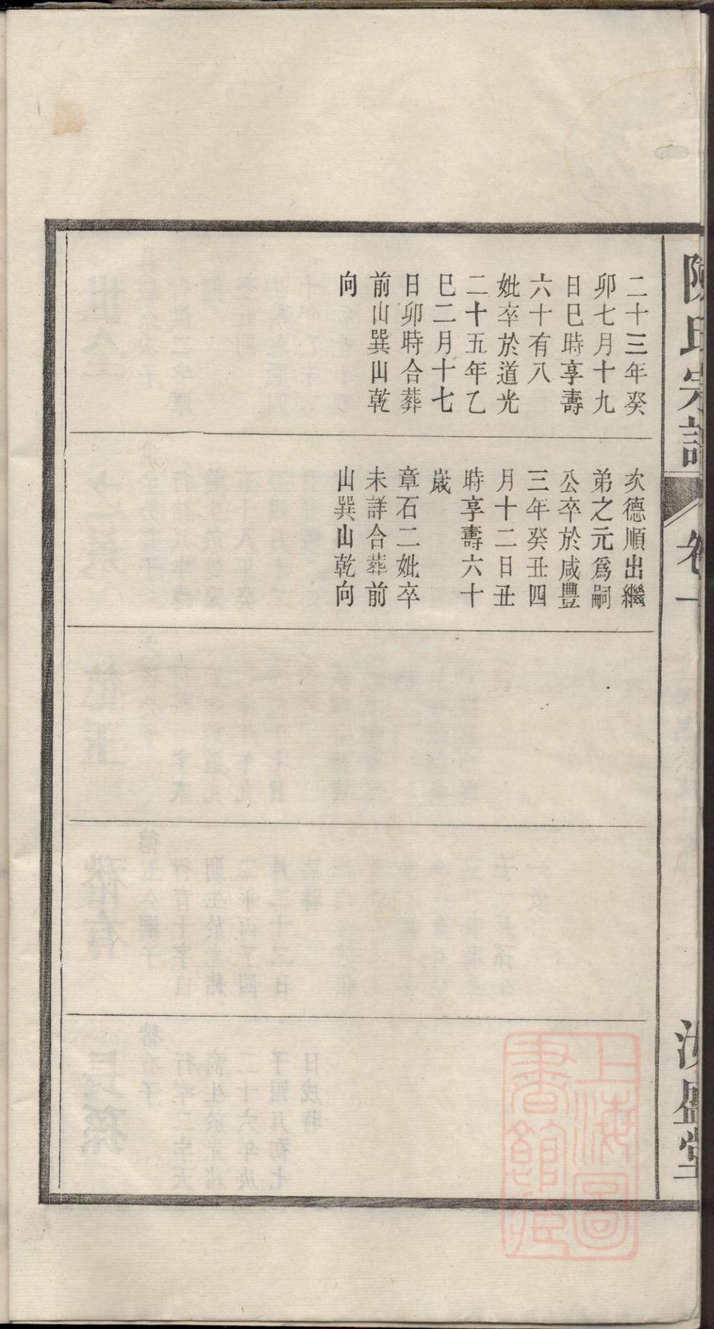 _姑孰陈氏宗谱_