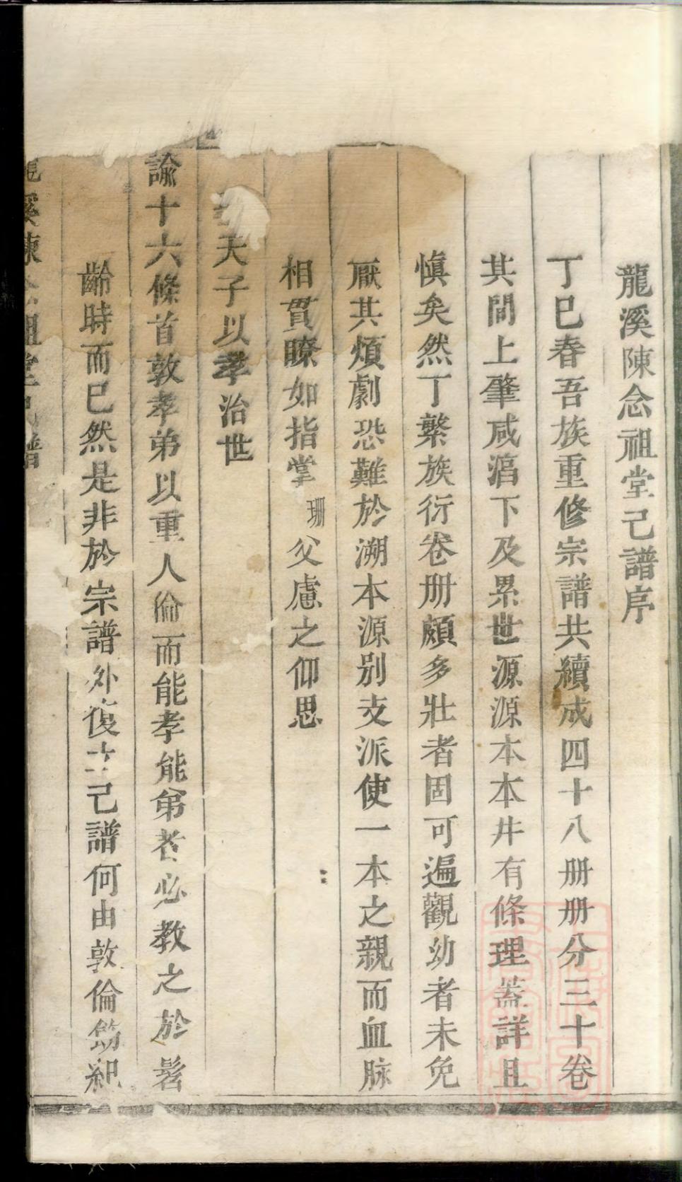 _龙溪陈念祖堂己谱_