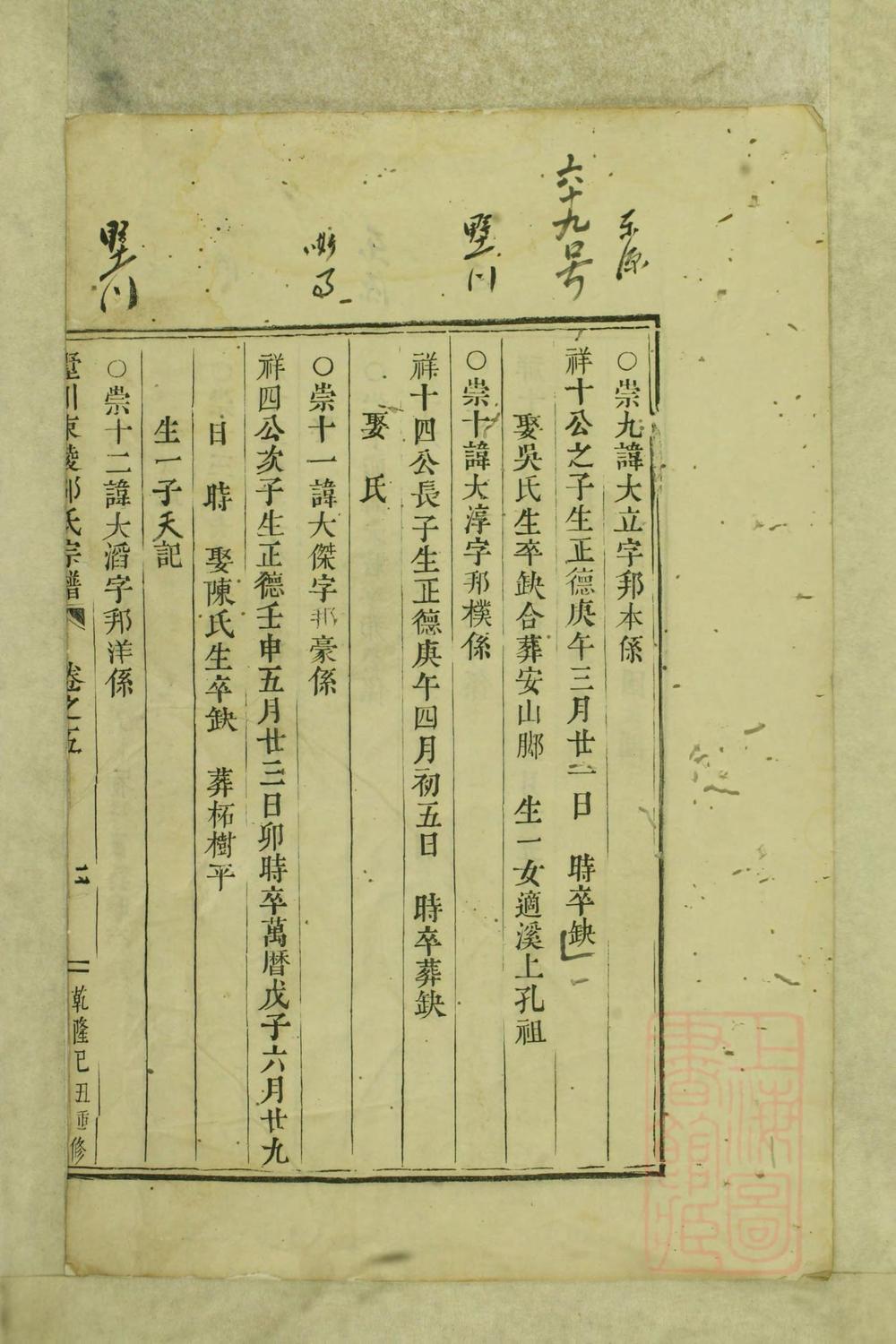 _东阳兴贤邵氏宗谱_