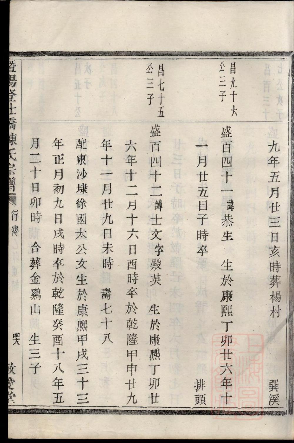 _暨阳登仕桥陈氏宗谱_