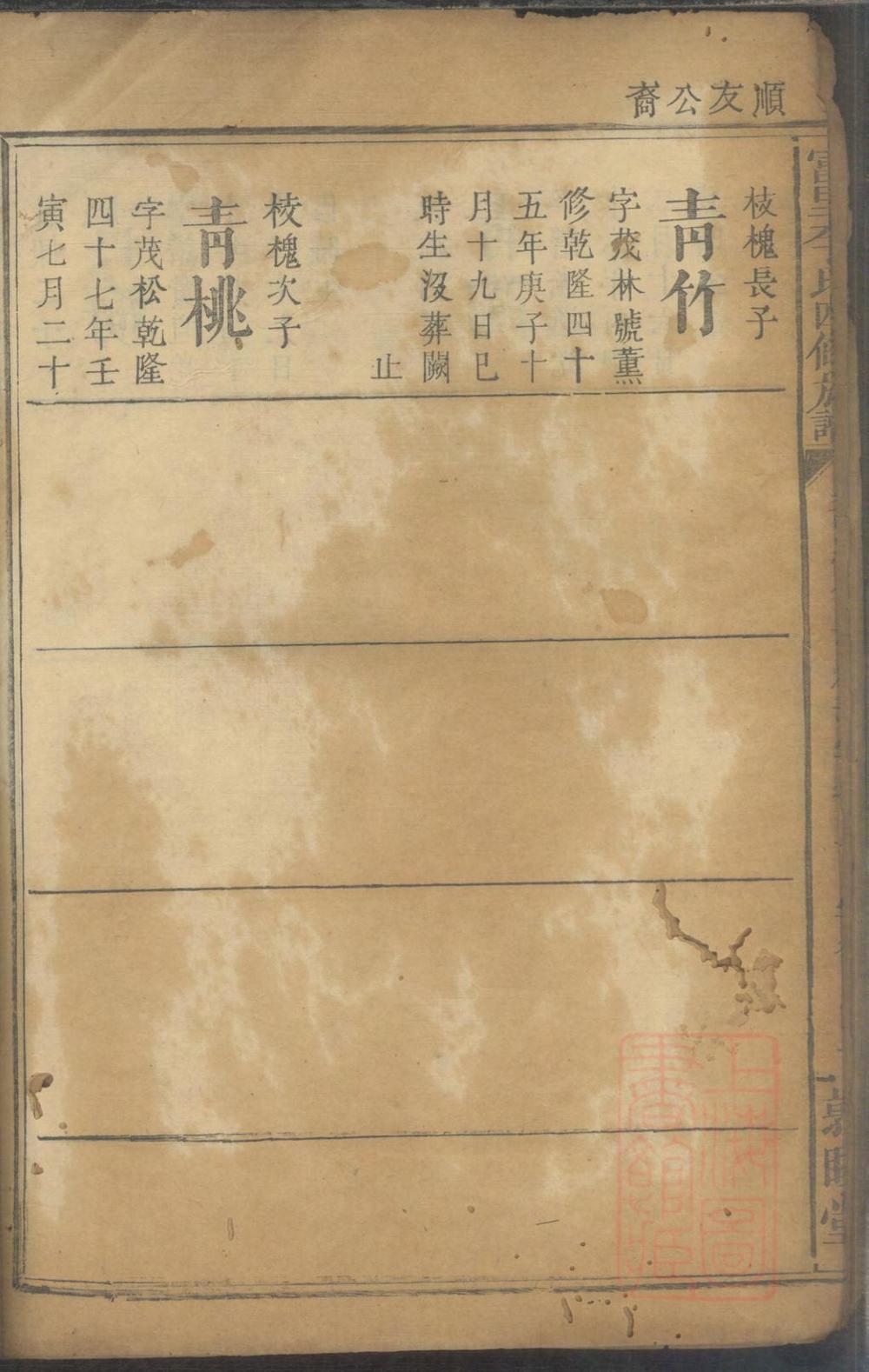 _富里李氏四修族谱_