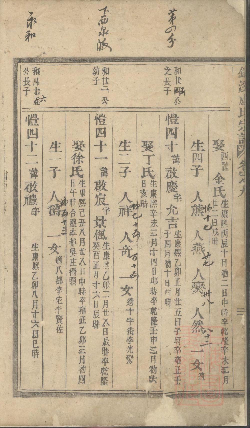 _锦溪卢氏宗谱_