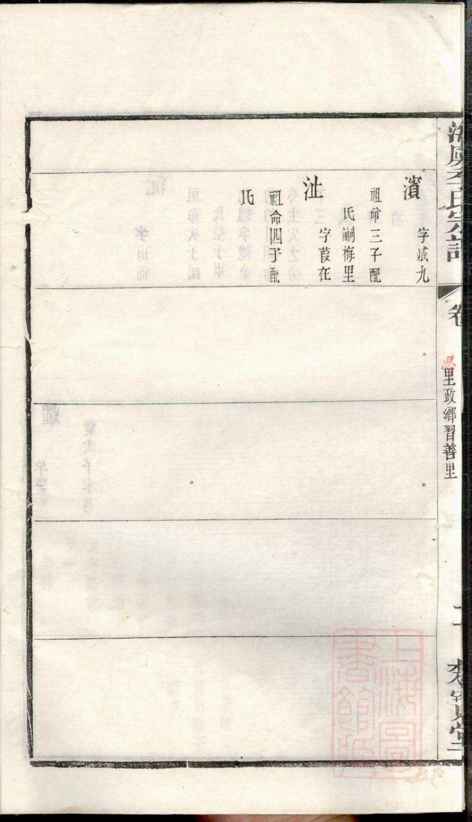 _季氏续修宗谱_