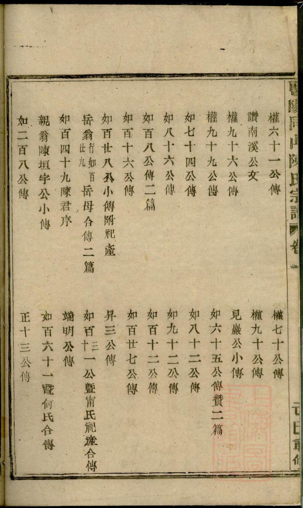 _暨阳同山陈氏宗谱_