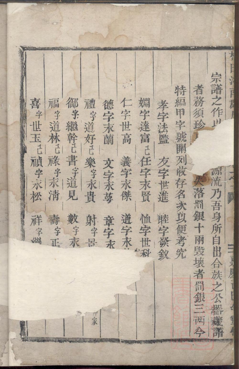 _梅田汝南郡周氏宗谱_