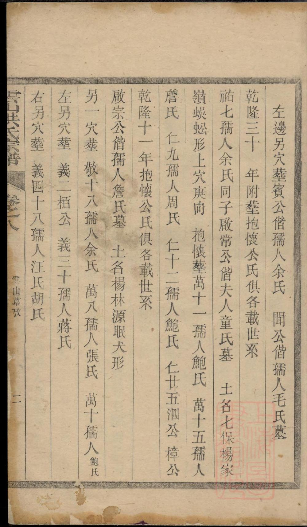 _云山洪氏宗谱_