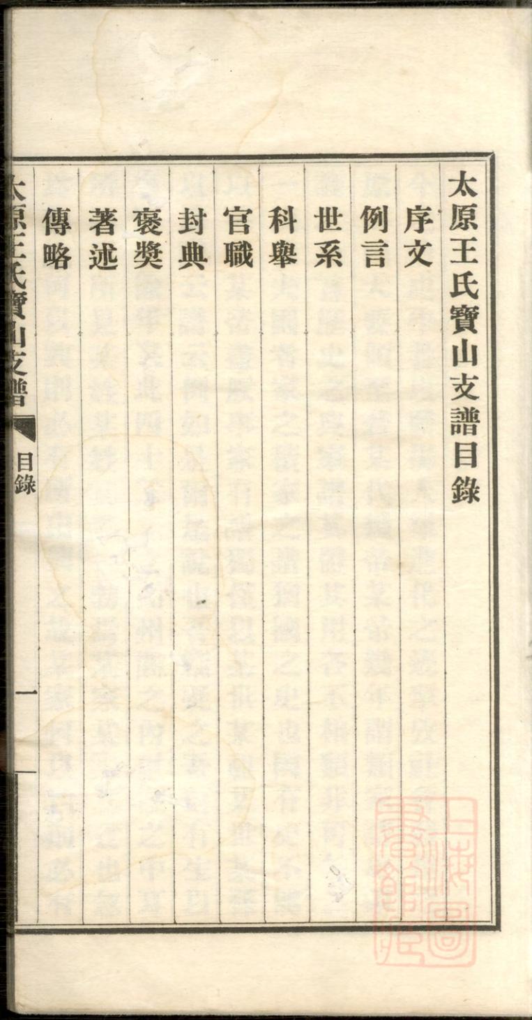 _太原王氏宝山支谱_