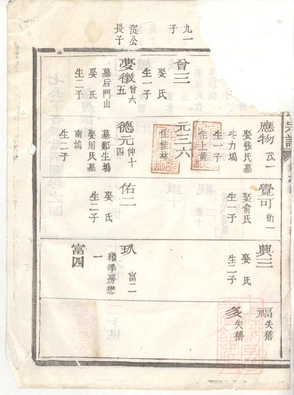 _官溪胡氏三派宗谱_