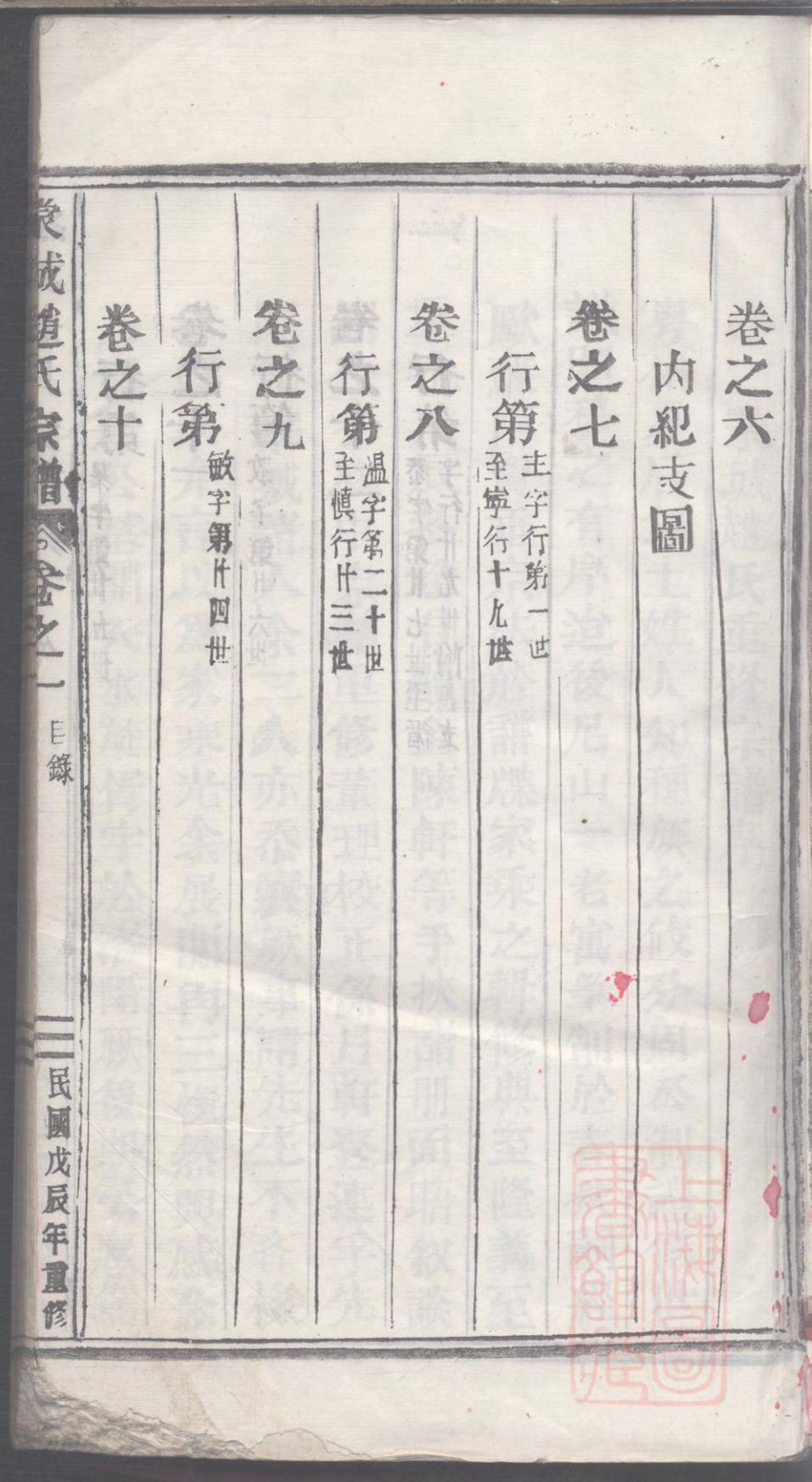 _五云世家蒙城赵氏宗谱_