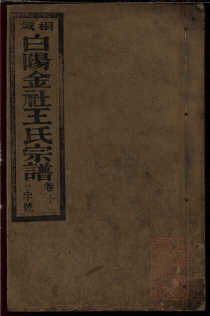 01287 桐城白阳金社王氏宗谱 0.jpg