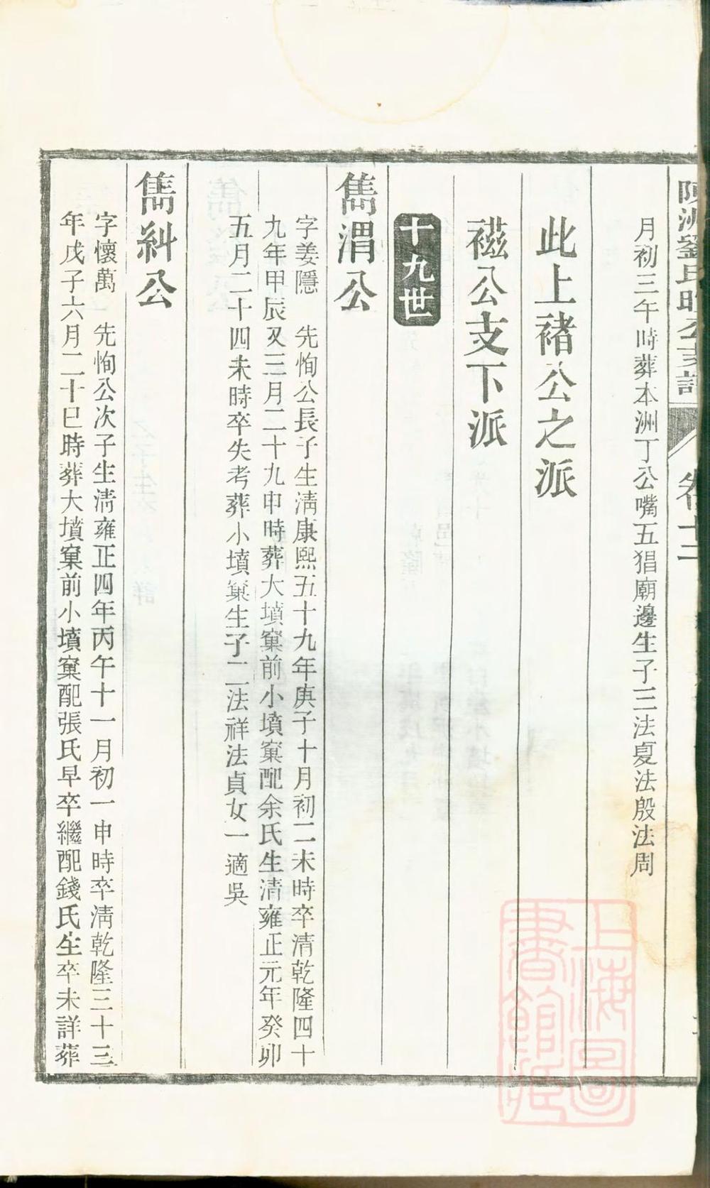 _桐城陈洲刘氏暄公支谱_