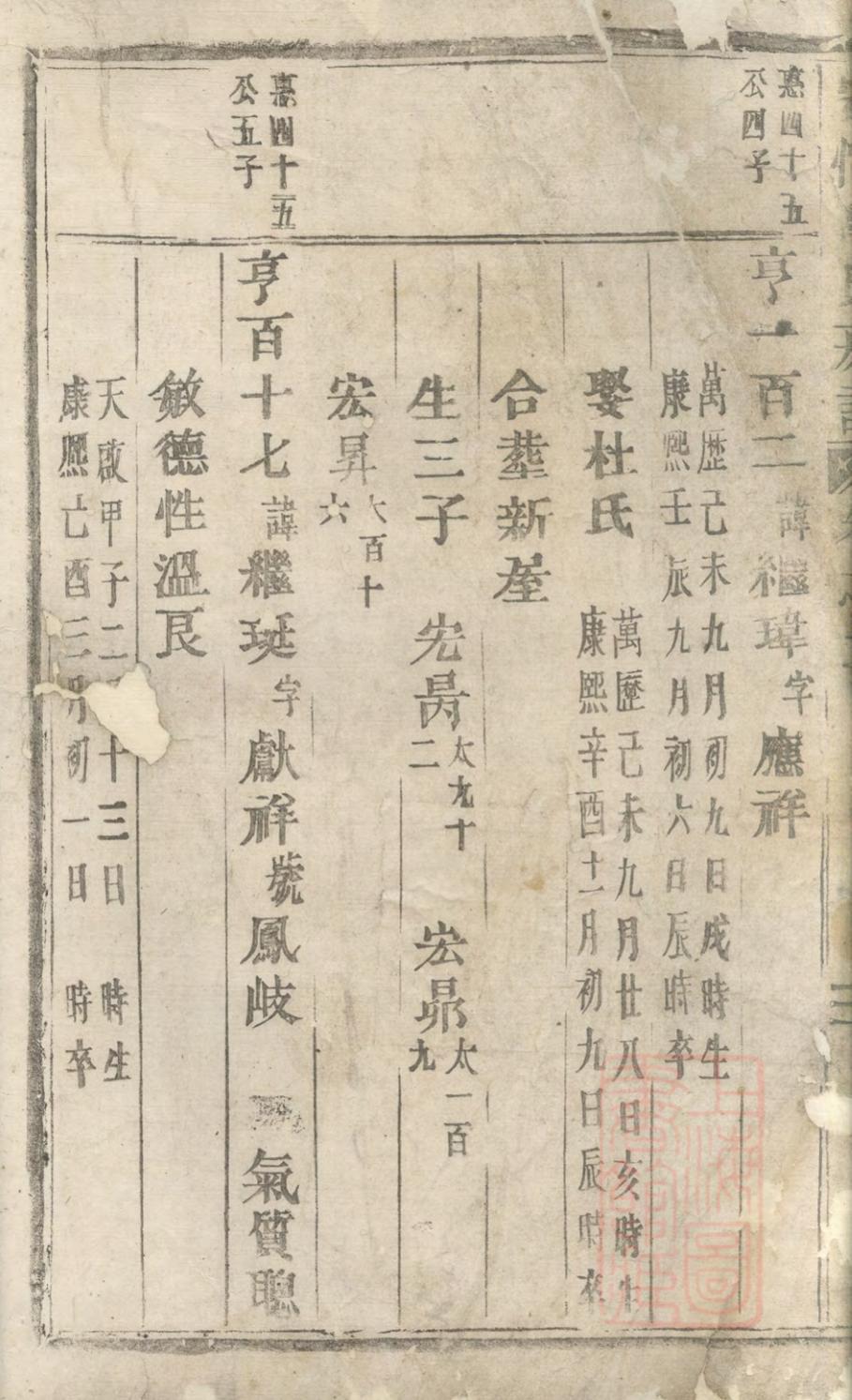 _安恬马氏房谱_