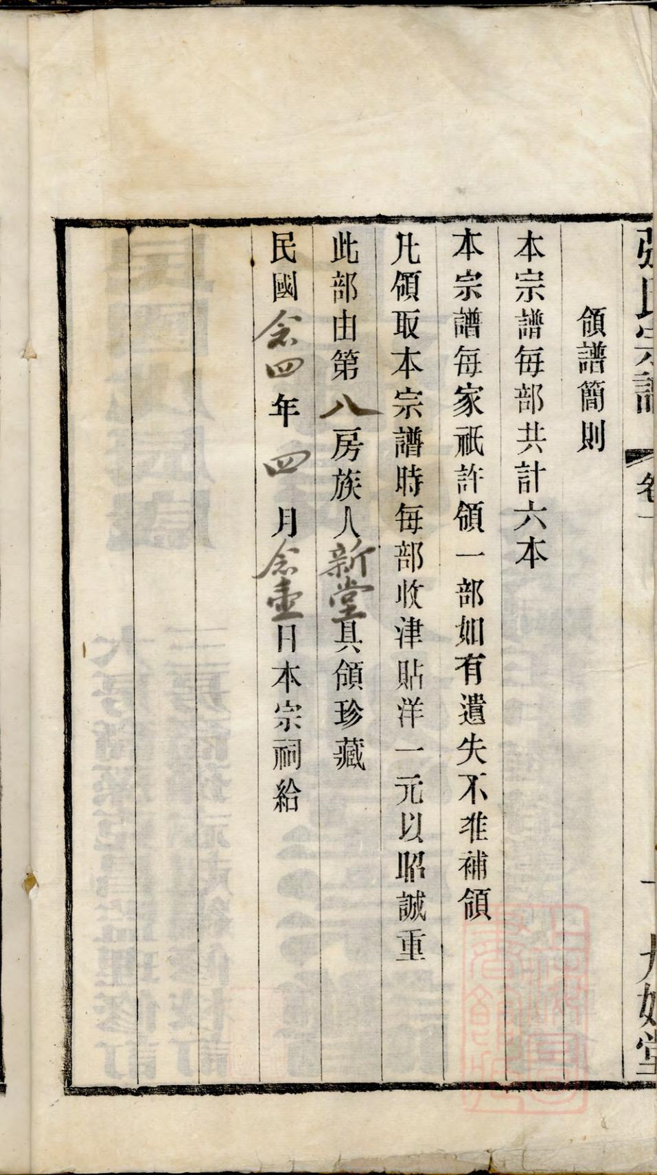 _西城张氏宗谱_