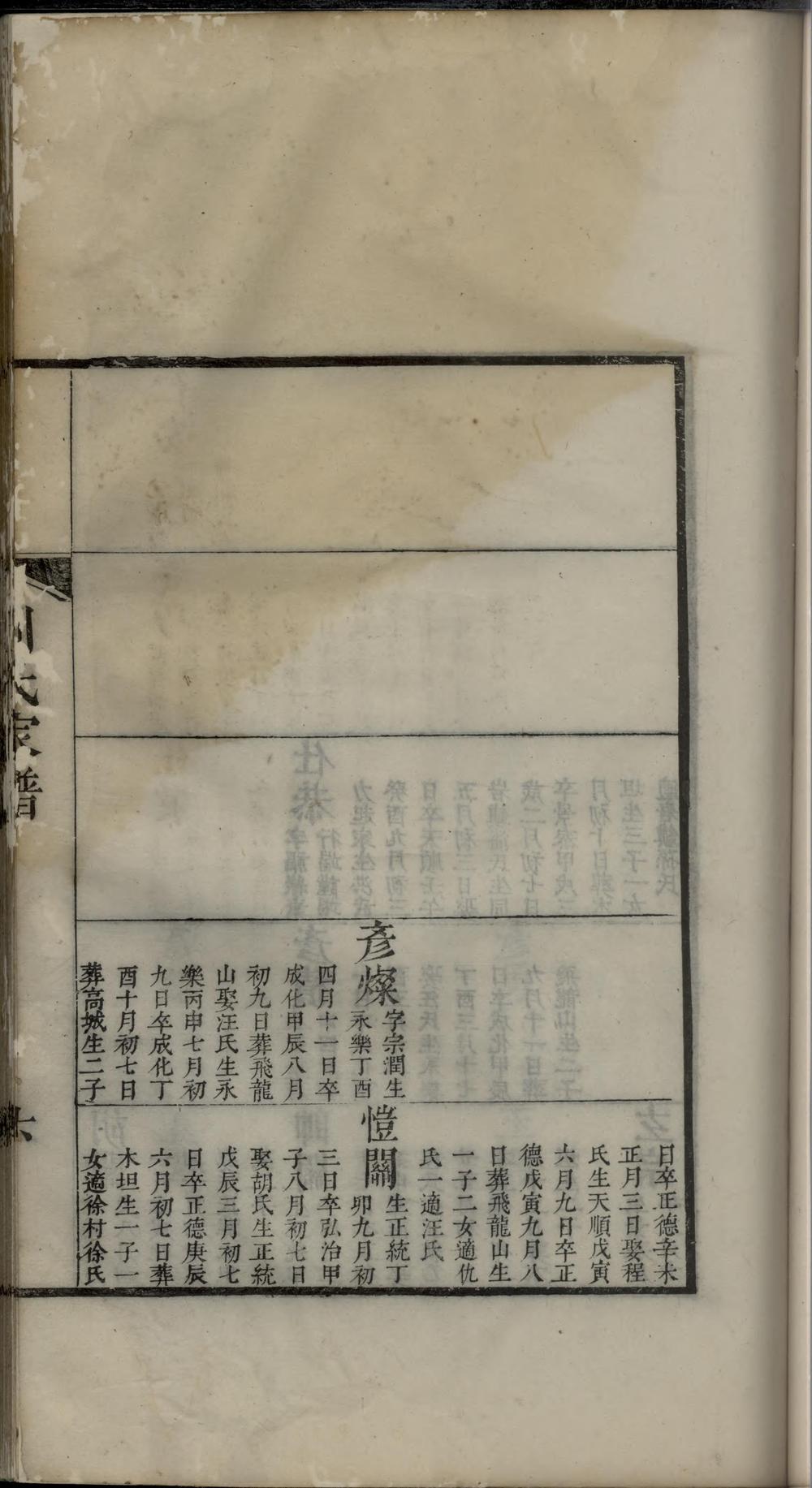 _杲溪刘氏家谱_