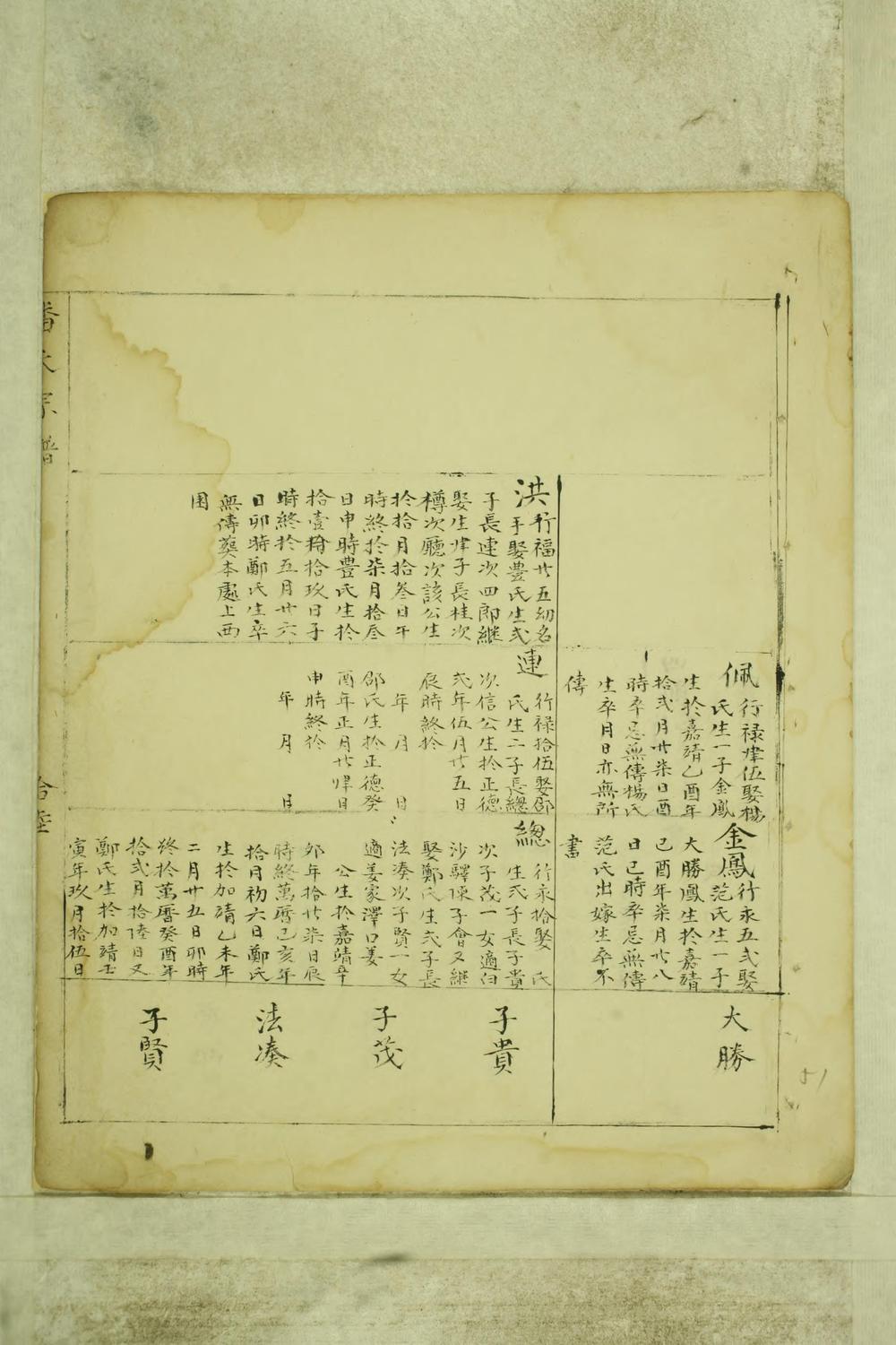 _汤溪潘氏世谱_