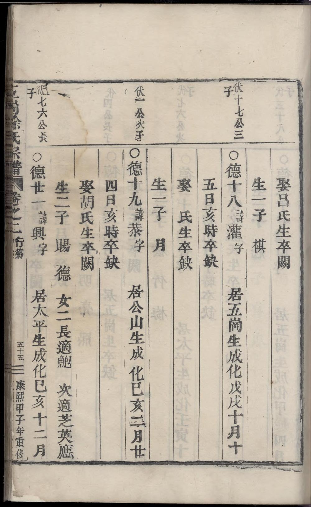 _五岗徐氏宗谱_