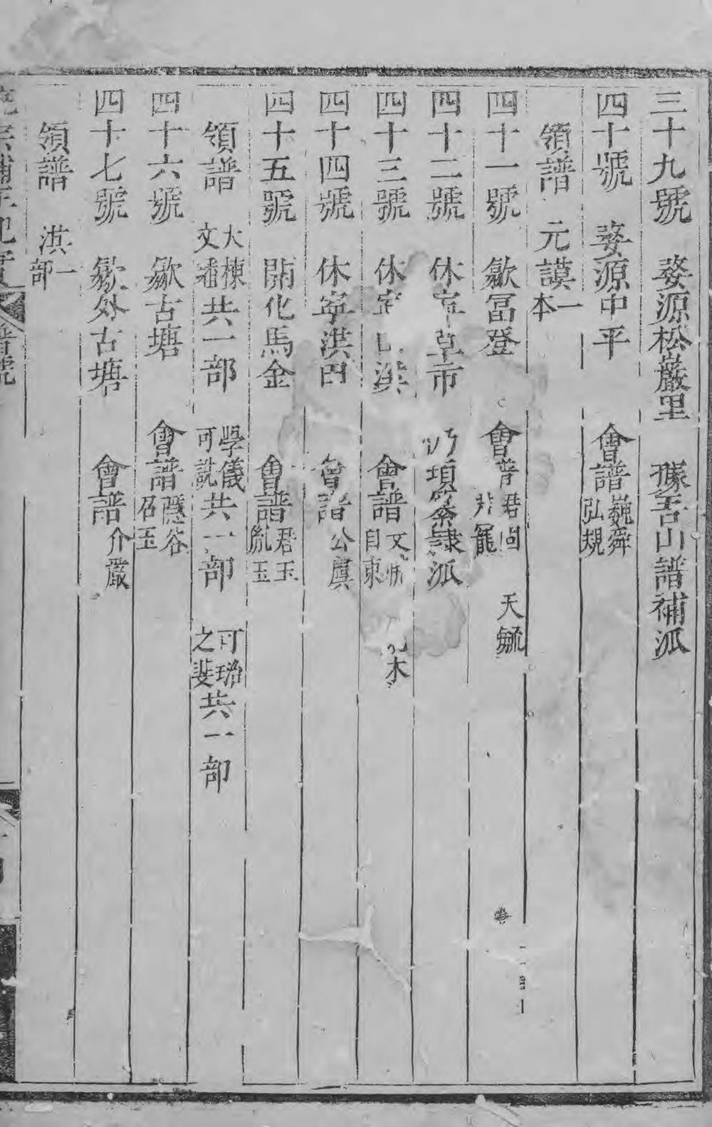 _新安程氏统宗补正纪实_