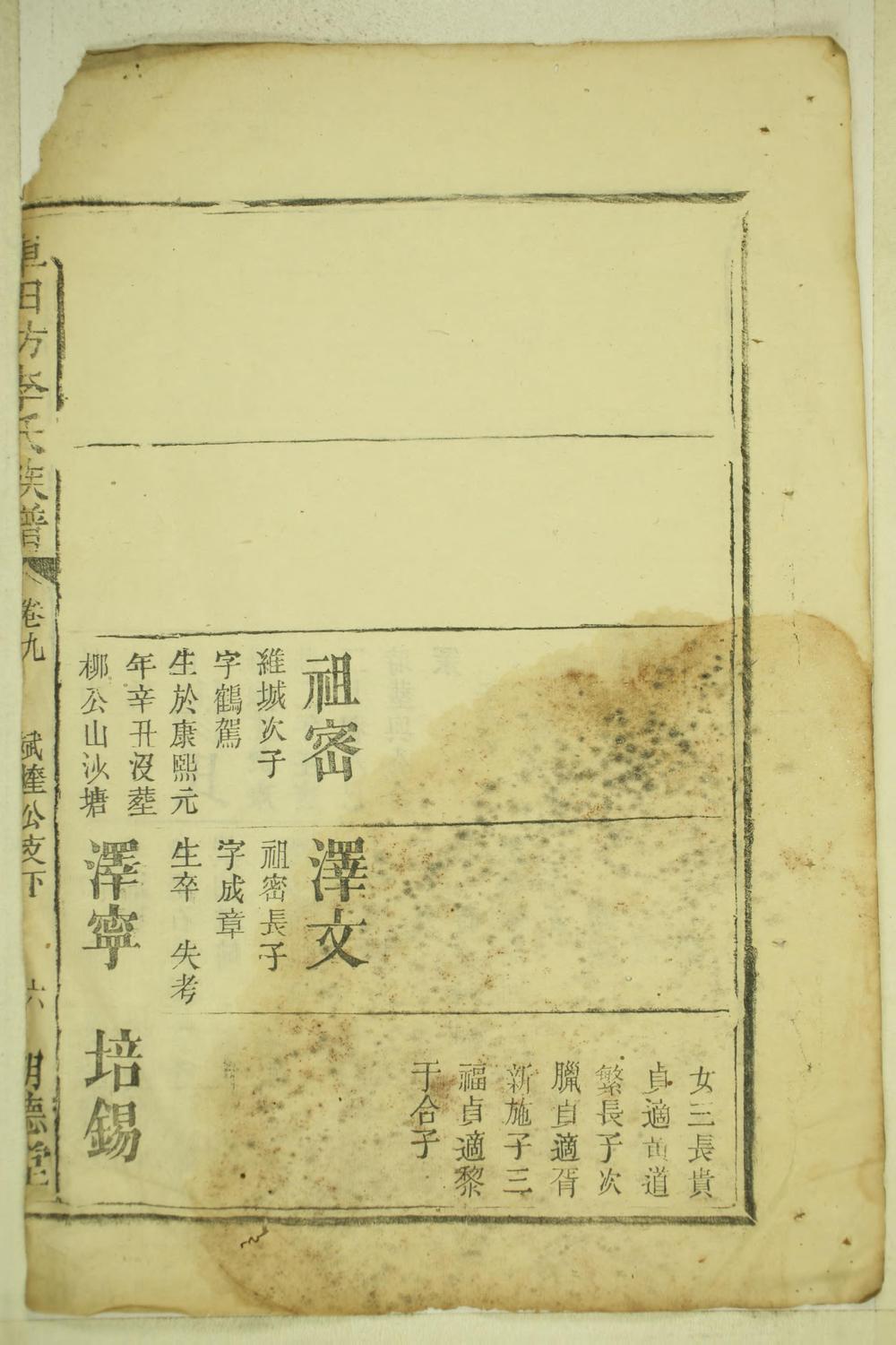 _车田坊李氏族谱_